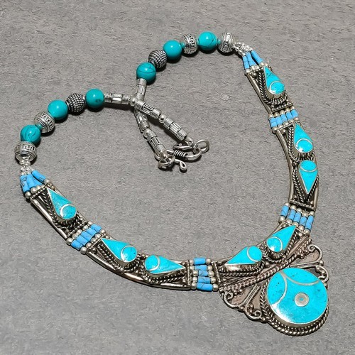 Collana turchese nepalese