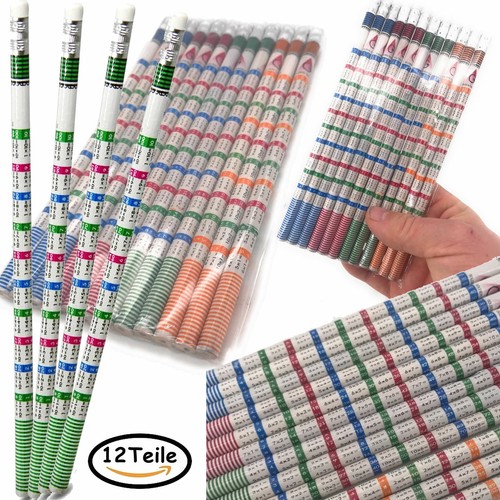Matite gomma 1x1 scuola - 12,